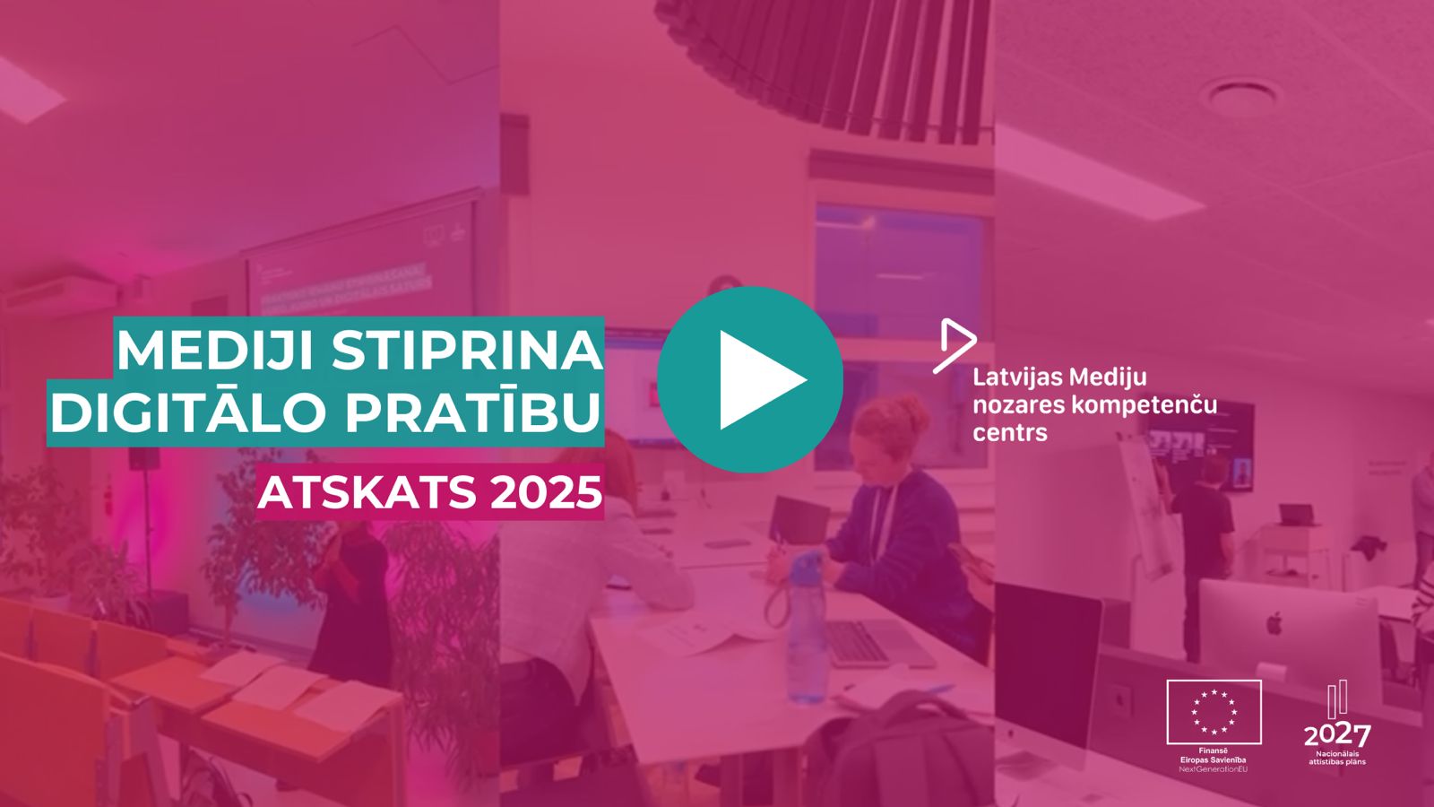 Latvijas mediji 2025. gadā stiprina digitālo noturību: LMNKC īstenotās apmācības fokusējas uz MI, faktu pārbaudi un auditorijas izpratni