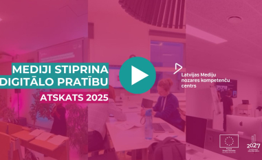 Latvijas mediji 2025. gadā stiprina digitālo noturību: LMNKC īstenotās apmācības fokusējas uz MI, faktu pārbaudi un auditorijas izpratni